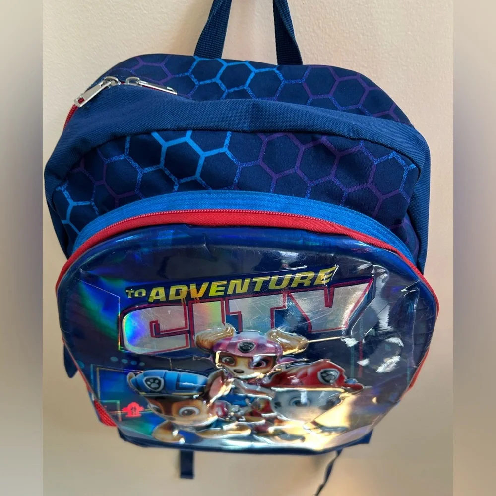 Paw Patrol Adventure City 17” Backpack | Large Compartments & Side Pockets🐾